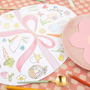 Плейсмат-разукрашка Мери Мери (Meri Meri) "Пасха", для сервировки стола, 8 шт